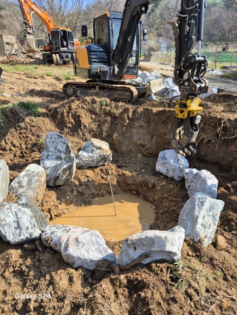 자연석 배치 시공